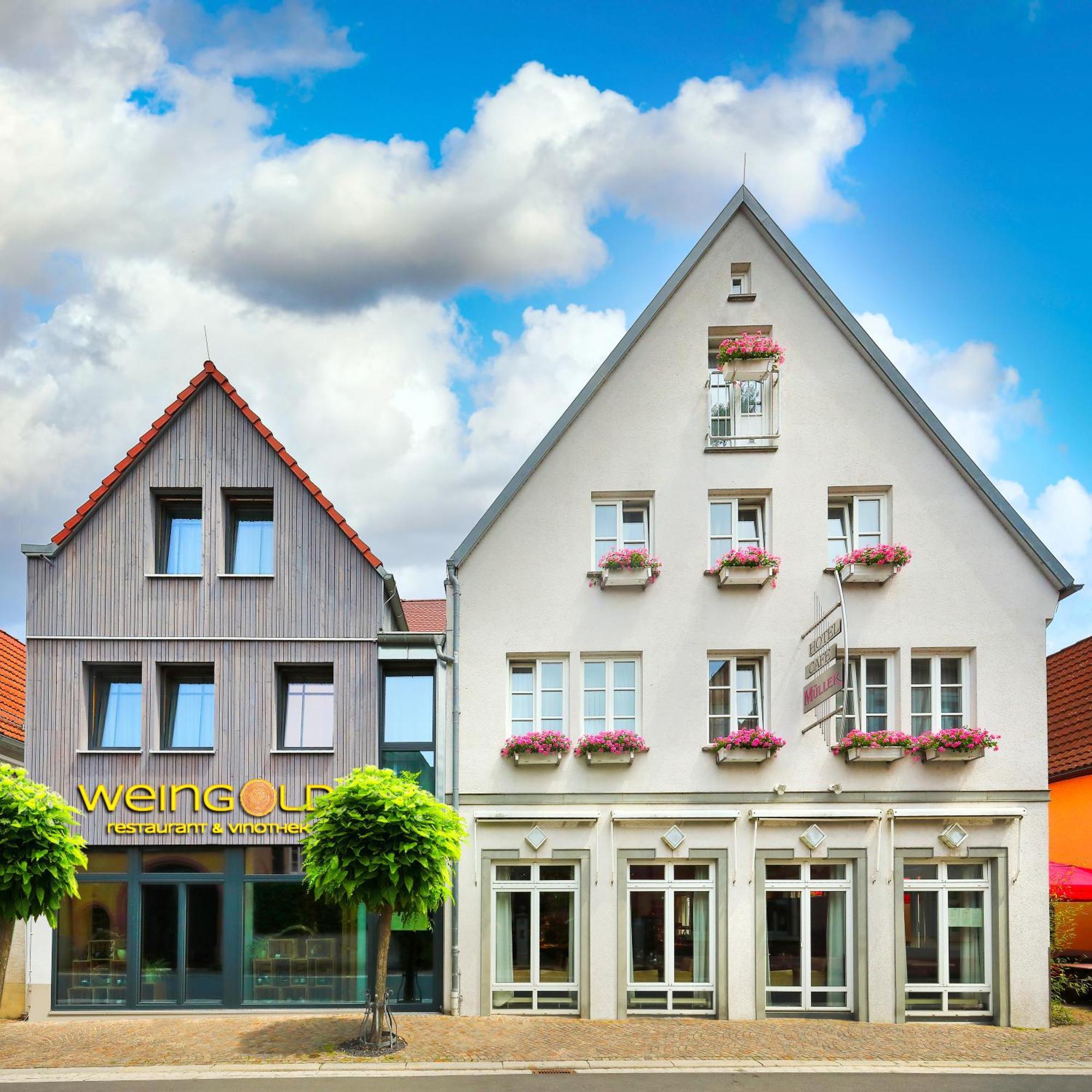 Hotel Mueller Cafe & Wein - Mondholzhotel Veitshöchheim Eksteriør billede